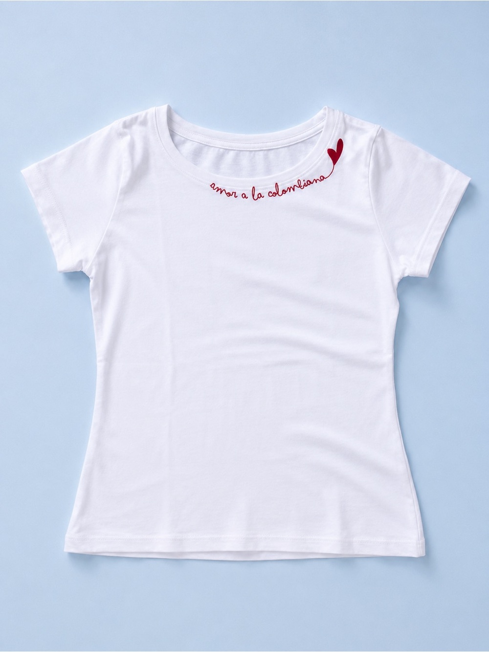 Peace of Mind “Amor a la Colombiana” White T-Shirt